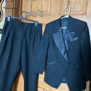 Black Tuxedo with Double-Breasted Blazer